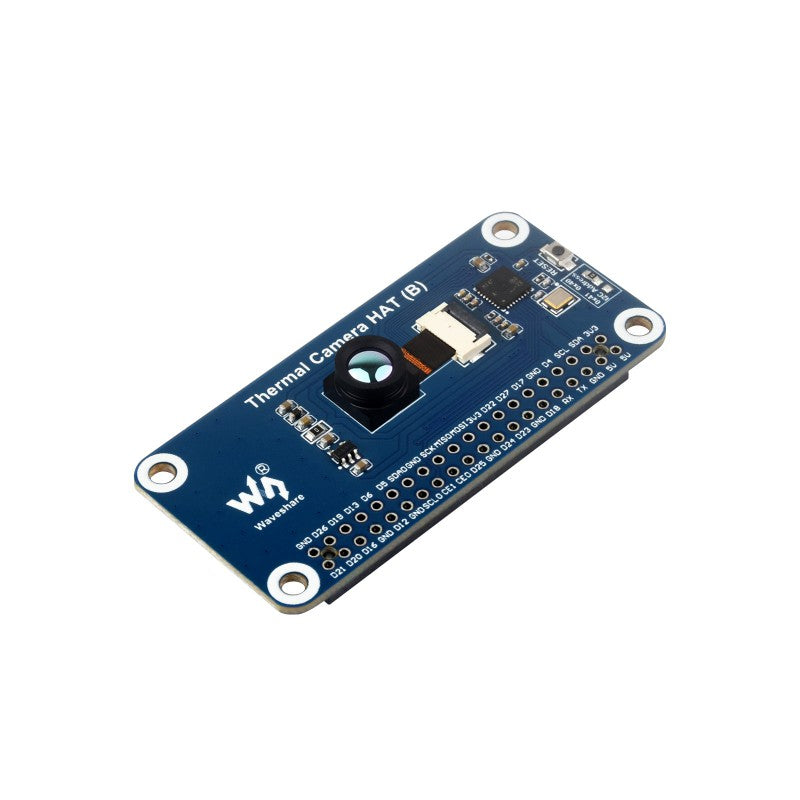 Long-wave IR Thermal Imaging Camera HAT (B) For Raspberry Pi, Options For 45° / 90° FOV, Raspberry Pi IR Camera, 80×62 Pixels, Standard 40PIN GPIO Header