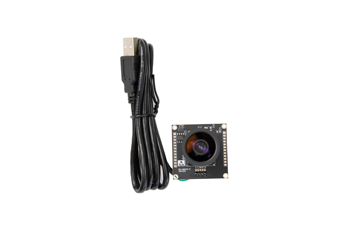 4K USB Camera Module with Sony IMX678 Sensor (1/1.8" Large Sensor, 95° Wide Angle)