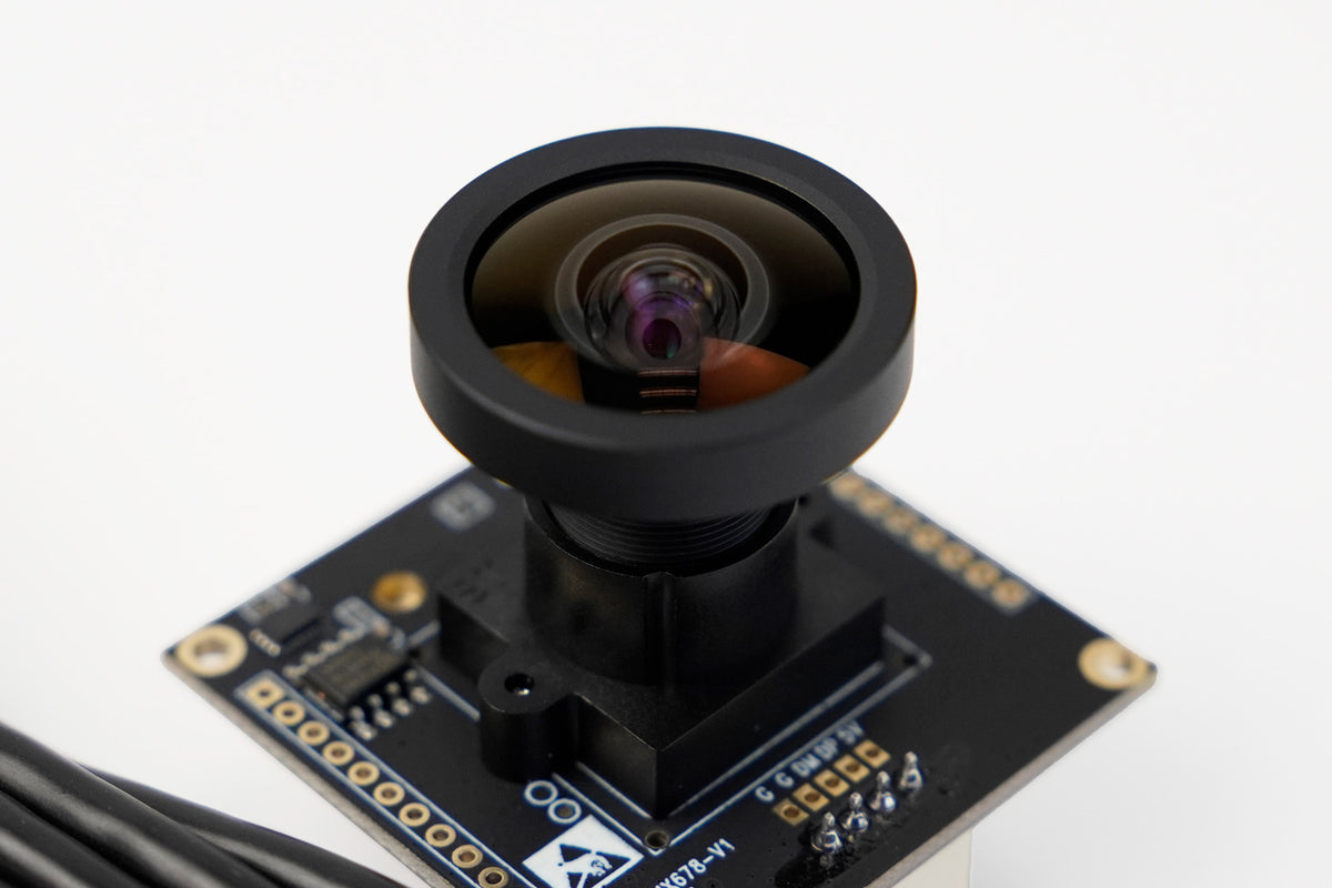 4K USB Camera Module with Sony IMX678 Sensor (1/1.8" Large Sensor, 95° Wide Angle)