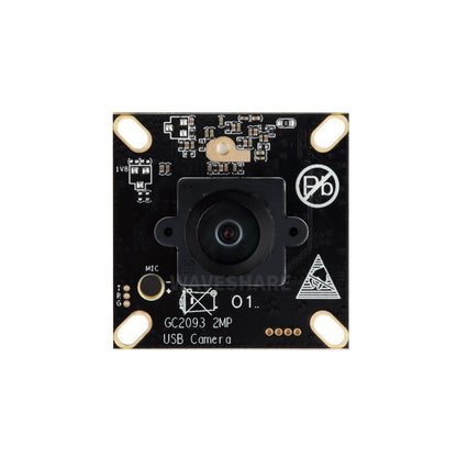 GC2093 2MP USB Camera Module, Wide Dynamic Backlight Imaging, Fixed-Focus, Onboard Microphone