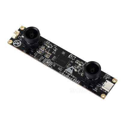 OS02G10 2MP Stereo USB Camera Module, OS02G10 Sensor Chip, USB2.0 Port, Synchronized Same-frame Output, 62mm Baseline, Featuring Distortion-free Lenses