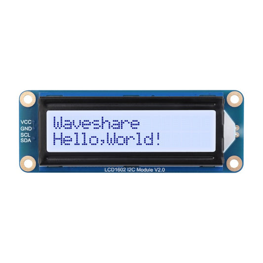 LCD1602 I2C Module, Options For Three Colors, 32 Characters LCD, 3.3V/5V, Backlight Adjustable
