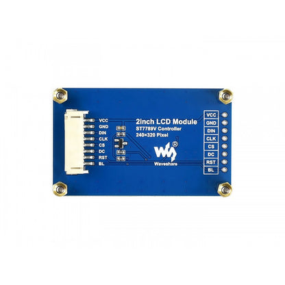 2inch LCD Display Module, IPS Screen, 240×320 Resolution, SPI Interface
