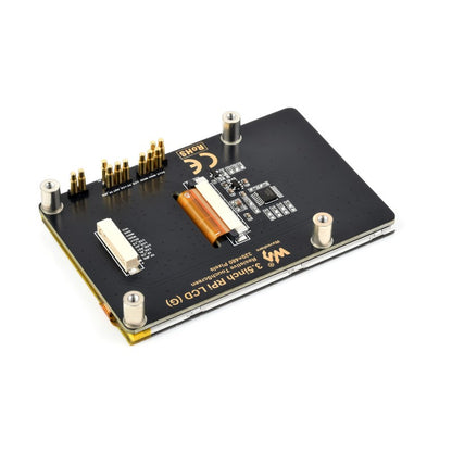 3.5inch Resistive Touch Display (G) for Raspberry Pi, IPS Panel, 320×480 Resolution, Immersion Gold Process, 262K Color