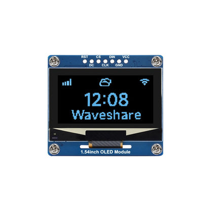 1.54inch OLED Display Module, 128×64 Resolution, SPI / I2C Communication