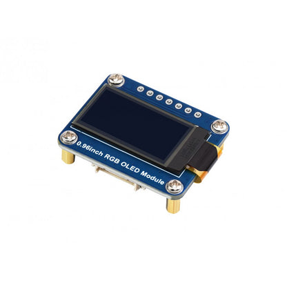 0.96inch RGB OLED Display Module, 64×128 Resolution, 65K Colors, SPI Interface