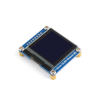 1.5inch OLED Display Module, 128×128 Resolution, SPI / I2C Communication, Black / White Display Color