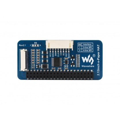 2.13inch E-Paper HAT (G), 250x122, Red/Yellow/Black/White, SPI Interface