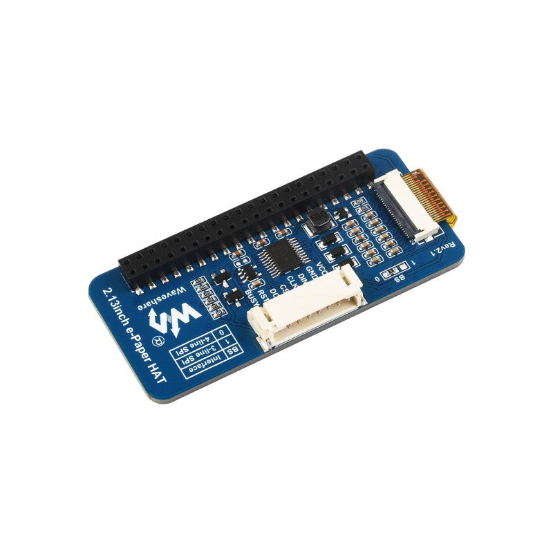 2.13inch E-Paper HAT (G), 250x122, Red/Yellow/Black/White, SPI Interface