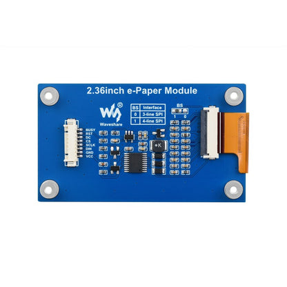 2.36inch E-Paper Module (G), 296 × 168, Red/Yellow/Black/White