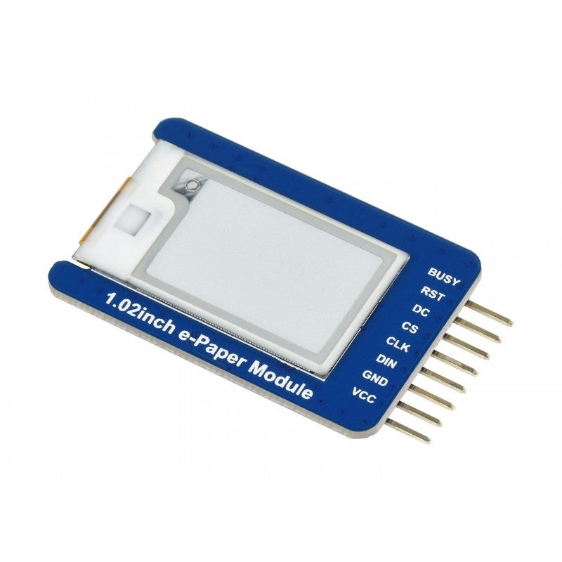 128×80, 1.02inch E-Ink display module, black/white dual-color