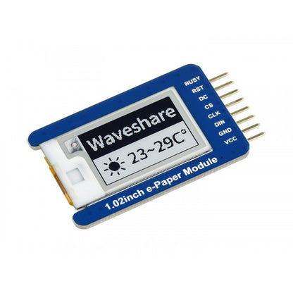 128×80, 1.02inch E-Ink display module, black/white dual-color