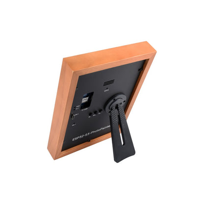 ESP32-S3-PhotoPainter 7.3inch E6 Full Color E-paper Display With Solid Wood Photo Frame, Ultra-long Standby, 800 × 480 Resolution
