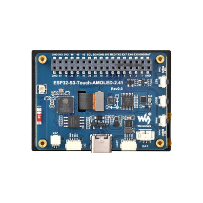ESP32-S3 2.41inch AMOLED Touch Display Development Board, 600×450, 32-bit LX7 Dual-core Processor, Onboard Accelerometer And Gyroscope Sensor, ESP32 With Display