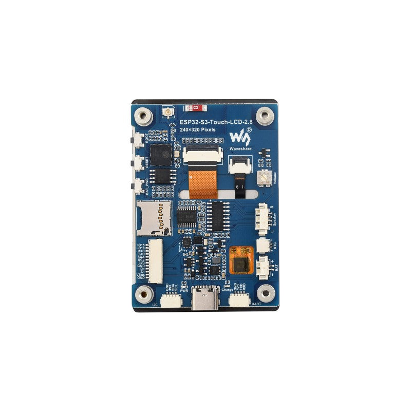 ESP32-S3 2.8inch Display Development Board, 240×320, IPS, 32-bit LX7 Dual-core Processor, Up to 240MHz Frequency, Supports WiFi & Bluetooth, With Onboard Antenna, ESP32 With Display