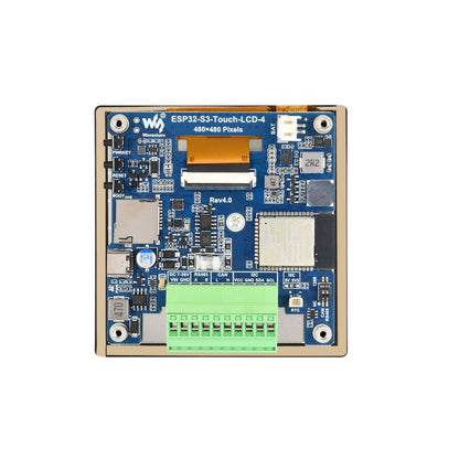 ESP32-S3 4inch Display Development Board, 480×480, 32-Bit LX7 Dual-Core Processor, Up To 240MHz Frequency, Supports WiFi & Bluetooth, With Onboard Antenna, ESP32 With Display