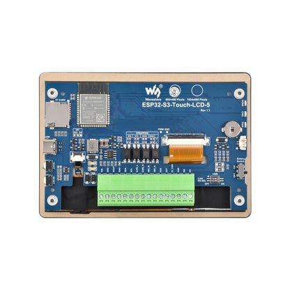 ESP32-S3 5inch Display Development Board, 32-Bit LX7 Dual-Core Processor, Up To 240MHz Frequency, Supports WiFi & Bluetooth, With Onboard Antenna, ESP32 With Display