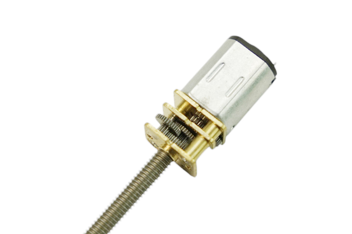 Micro Metal DC Geared Motor with Lead Screw (6V 150RPM M4*55)