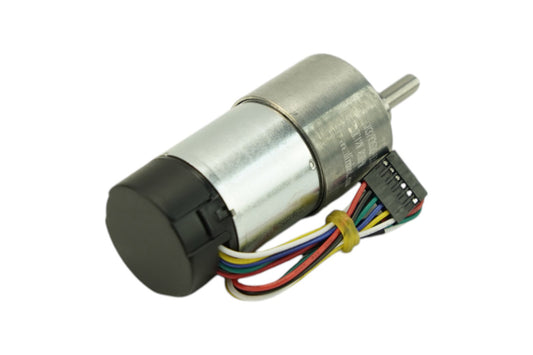 12V Metal DC Geared Motor with Encoder (131:1, 83RPM, 45Kg.cm)