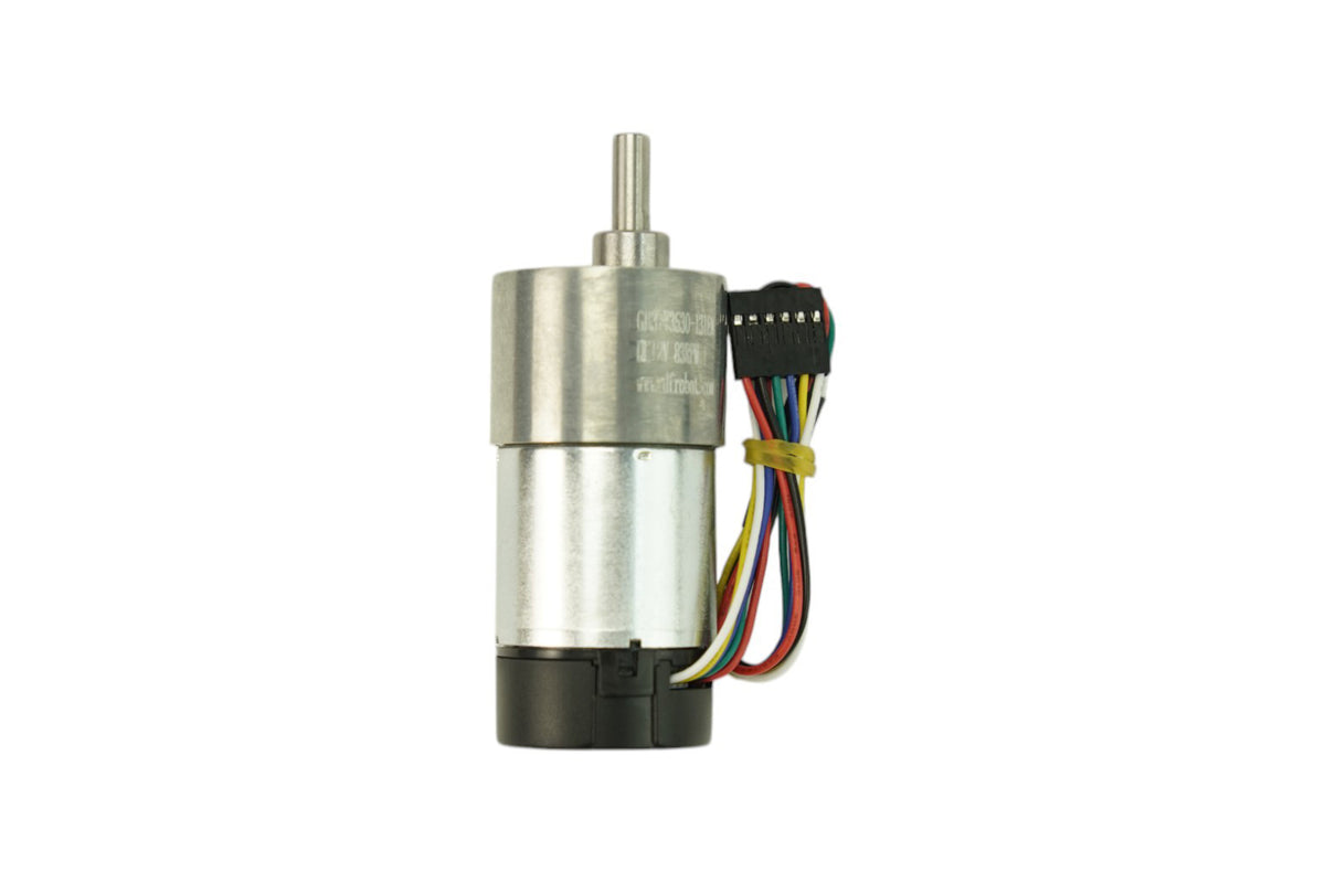 12V Metal DC Geared Motor with Encoder (131:1, 83RPM, 45Kg.cm)