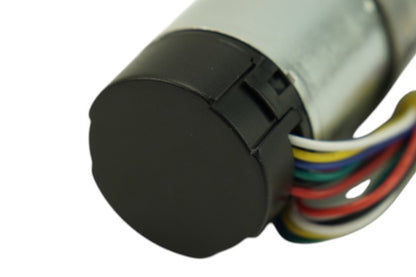 12V Metal DC Geared Motor with Encoder (131:1, 83RPM, 45Kg.cm)