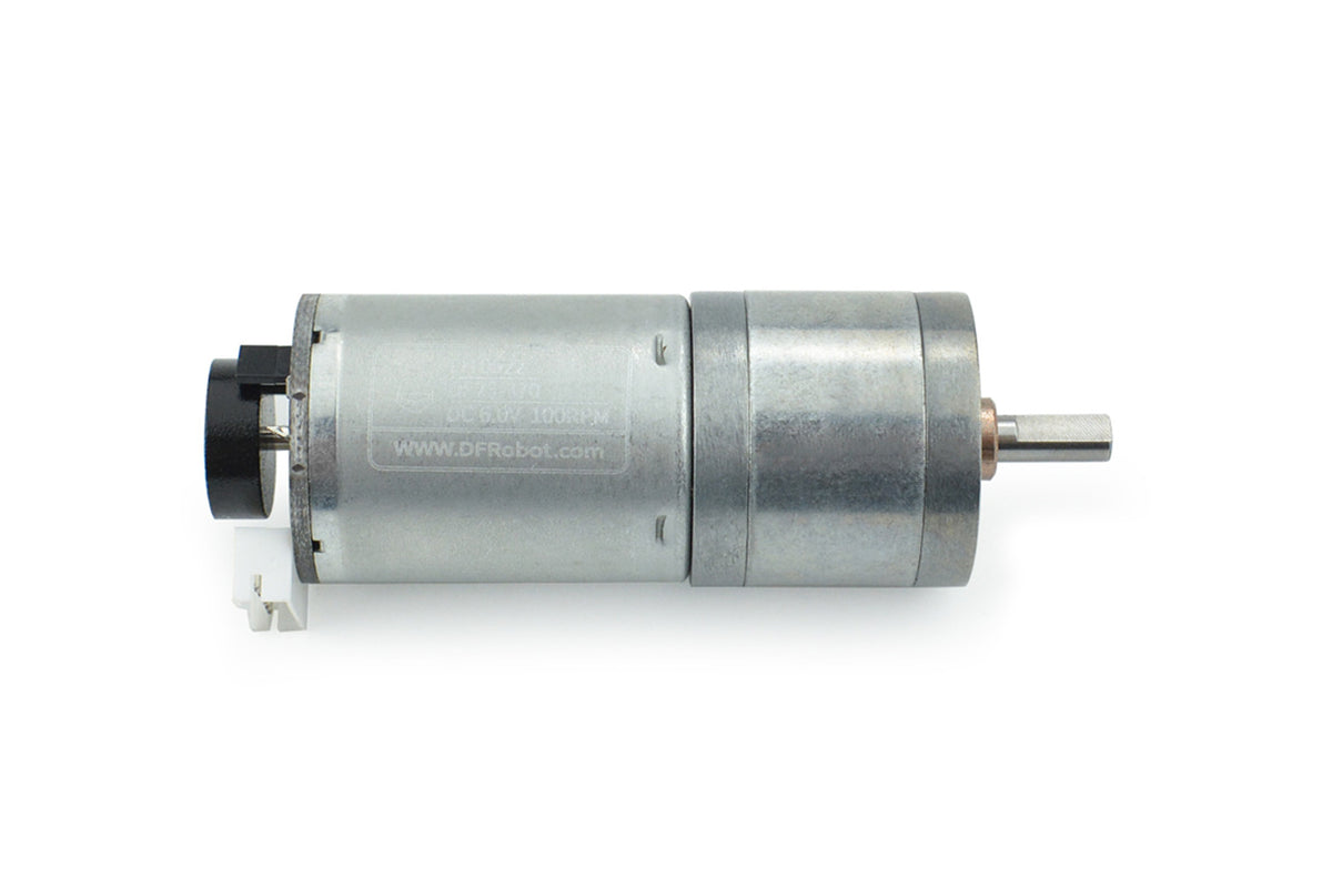 Metal DC Geared Motor w/Encoder - 6V 100RPM 6.5Kg.cm
