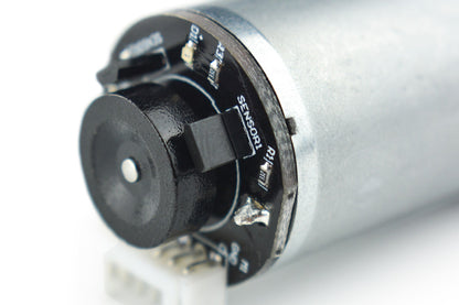 Metal DC Geared Motor w/Encoder - 6V 100RPM 6.5Kg.cm