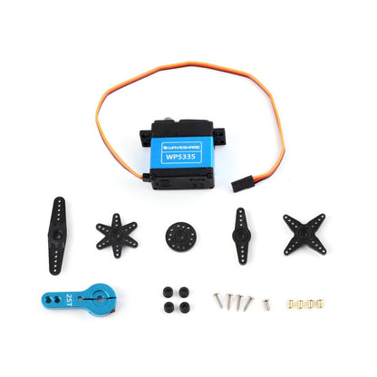 20kg.cm / 35kg.cm Large Torque 180° Digital Servo, Copper Gear / Steel Gear, Comes With Multiple Servo Arms For Flexible Assembly, Waterproof And Dustproof