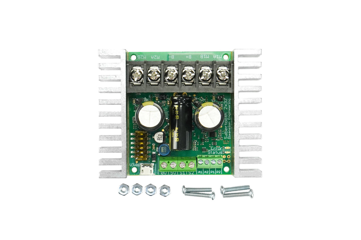 Sabertooth Dual 32A DC Motor Driver
