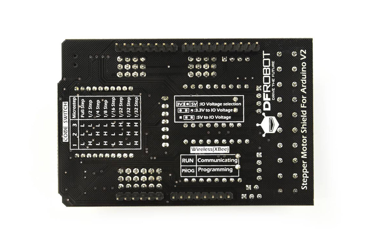Gravity: Dual Bipolar Stepper Motor Shield for Arduino (DRV8825)